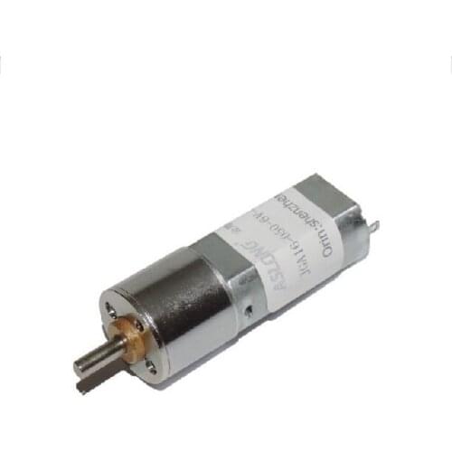 JGA16-050 slowdown motor, 6V micro DC gear motor;Dust-proof large torque motor, small robot dedicated
