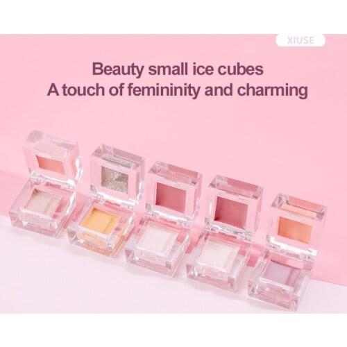 Two-color Repairing Palette Contouring Plate High Gloss Eyeshadow Blush Trimming Long Lasting Makeup TSLM1