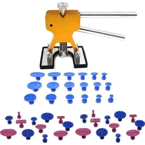 PDR Repairs PDR Removal Paintless PDR Repair Tools Car Body Repair Kit PDR Puller Glue Tabs Suction Cup Tool Set