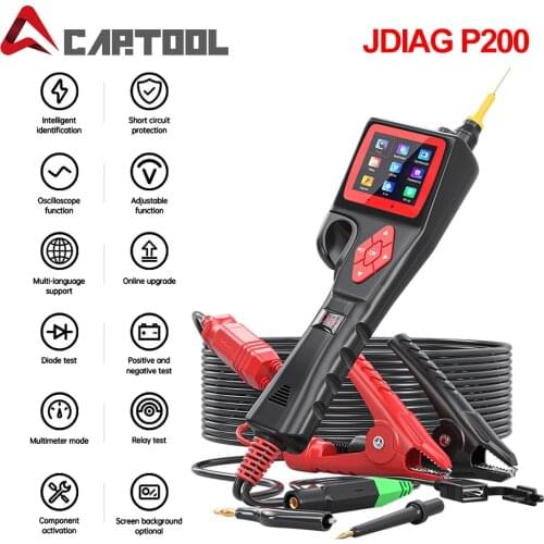 JDIAG P200 SMART HOOK Powerful Probe obd2 New Generation Of Intelligent Circuit Analyzer diagnostic auto tools