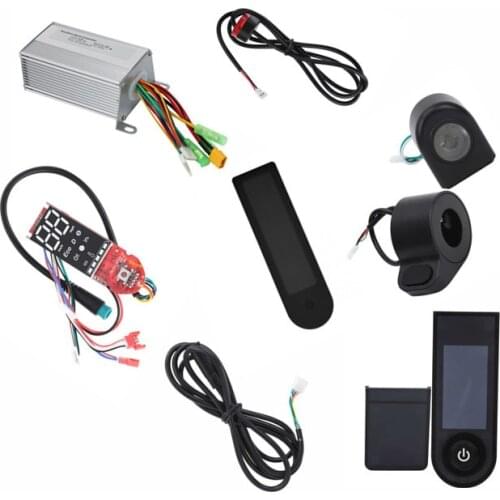 Scooter Controller Kit Brushless Motor 36V 350W Digital Display Controller Dashboard Throttle Tailight for Xiaomi M365 Parts