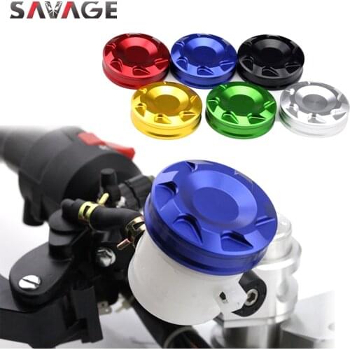 Front Brake Cylinder Reservoir Cap For SUZUKI GSXR GSX-R 600/750/1000 2001-2020 SV650 SV1000 N/S Motorcycle CNC Oil Fluid Cover