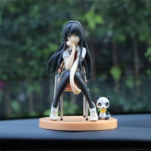 My Teen Romantic Comedy SNAFU Cute Yukinoshita Yukino PVC Action Figure Girl Collection Car Model Ornaments Gift 14cm