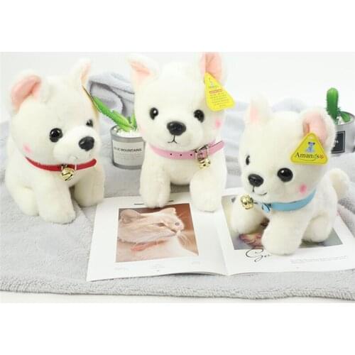 New Simulation Shar Pei Plush Toy Stuffed Animals Doll Pet Dog Baby Kids Boy Girl Children Birthday Gift Home Decoration Crafts