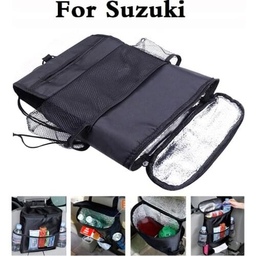 New Car Cooler Organizer Storage Bag Back Seat Holder For Suzuki Ignis Jimny Kei Kizashi Liana Reno Splash Swift SX4 Twin Verona