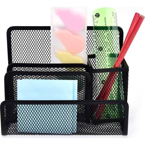 1XBlack Mesh Letter Paper File Storage Rack Holder Tray Organiser Desktop Office
