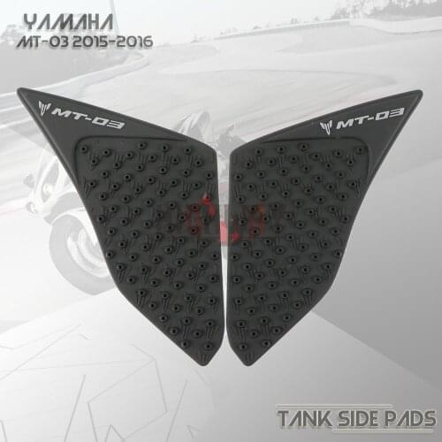 Protector Anti Slip Tank Pad Sticker Gas Knee Grip Traction Side Decal for YAMAHA MT-03 MT03 2015-2016
