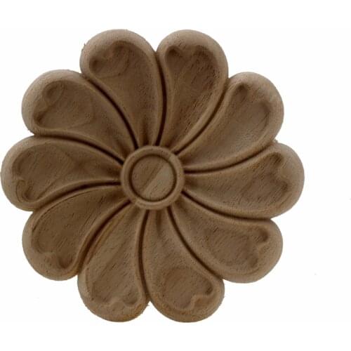 RUNBAZEF Estatuetas De Talha Decalque Bonitos Aplique Miniaturas Em Madeira Esculpida Artesanato Home Decoration Wood Applique