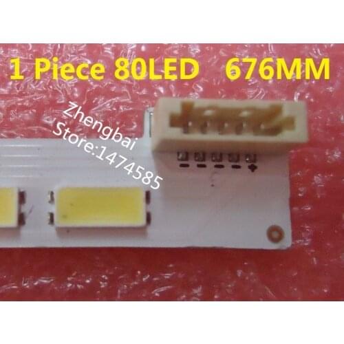 80LED 676MM LED Backlight strip For LJ64-03479A SLED 2012SGS55 7030L 80 55PFL55074H12 55PFL5507T 55PFL5507H12 55PFL5507K12
