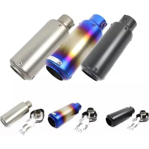 51/60mm Universal Motorcycle Exhaust SC GP Racingproject Scooter Muffler Sport Motorbike For Honda Kawasaki Yamaha R1 R3 R6