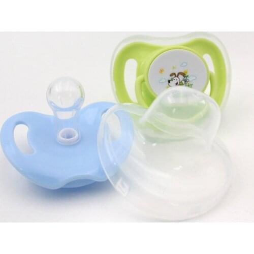 1 Pc Food Grade Silicone Baby Pacifiers Soother Infant Dummy Nipple Teat Toddler Silicone Soothers Newborn Pacifier