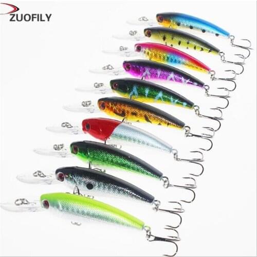 1 Pcs Floating Swim Fishing Lure Hard Fishhooks 9CM 8G Fishing Lures