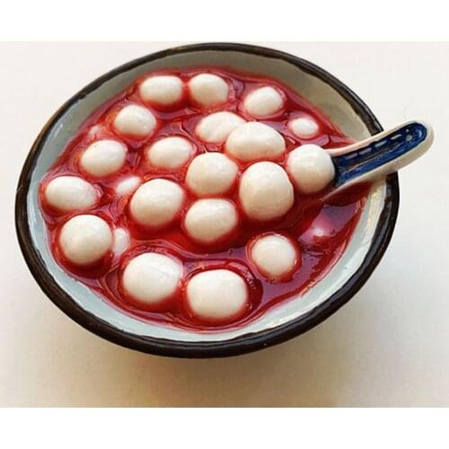 Red Bean Dumpling 3D Resin Fridge Magnets Tourist Souvenirs Refrigerator Magnetic Stickers Home Decortion