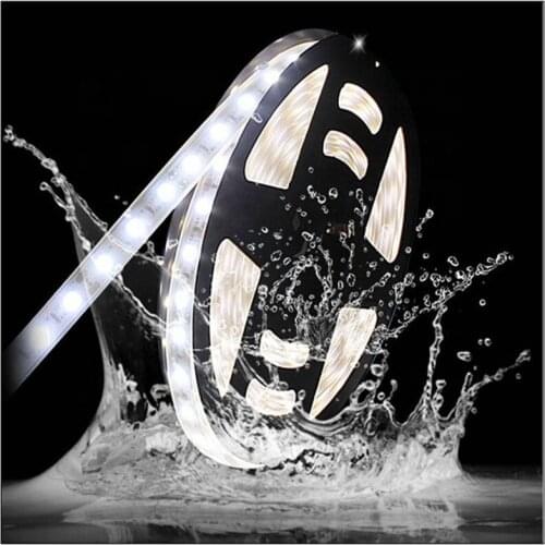 5m IP68 Waterproof Underwater LED Strip 5050 DC24V Outdoor RGB LED Strip Swimming Pool Fish Tank Led Soft Tape