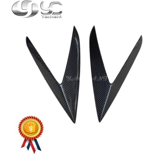 Car-Styling Auto Accessories Carbon Fiber Side Vents Fit For 2014-2016 Huracan LP610-4 & LP580-2 Coupe Spyder RZ Style Intake Si