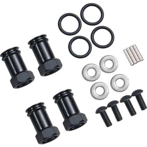 AXSPEED 12mm Wheel Hub Hex Drive Adapter 20/25/30mm Extension For 1/10 RC Crawler SCX10 Wraith