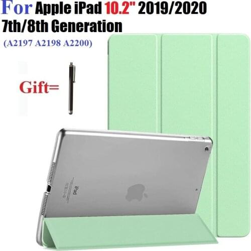 For iPad 10.2 Inch 2020 Tablet Case for iPad 7 8th Generation Stand Smart Cover for Apple iPad 10.2 2019 A2428 A2429 A2200 Funda