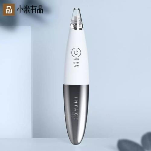 Xiaomi InFace Electric Blackhead Pore Remover Vacuum Suction Dermabrasion Acne Pore Peeling Face Clean Facial Skin Care Beauty