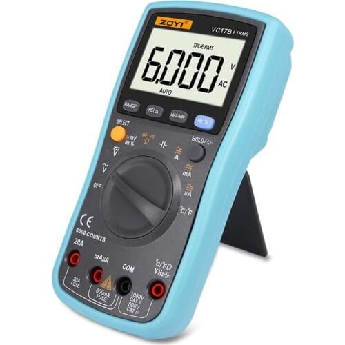 Electric meter multimeter digital high-precision backlight voltmeter intelligent multi-function repair table capacitance