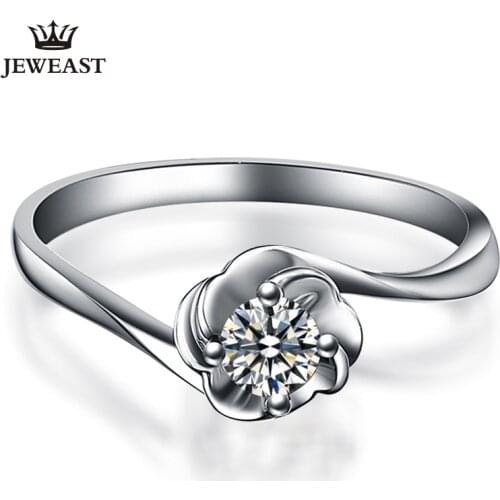 ZSG Natural diamond 18K gold Pure Gold Ring Real 18K gold Solid Gold Ring Trendy Classic Party Fine Jewelry Hot Sell New 2019