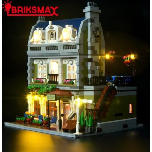 BriksMax Led Lighting Kit For 10243 Creator Expert City Street Parisian Restaurant