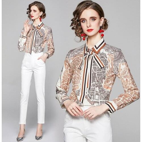 Konozine Blouses With Bow