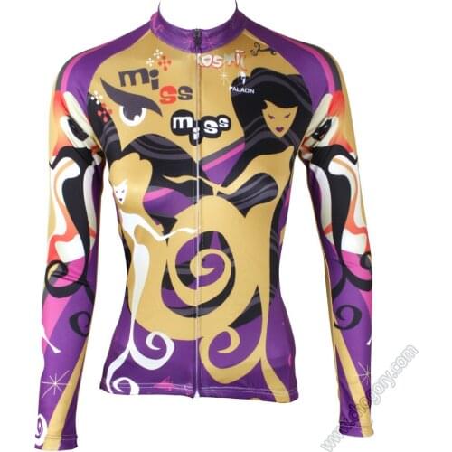 Beautiful lagoona blue personalised cycling for womens long sleeved MTB jersey mountain bike fun larger size