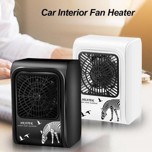 Mini Fan Heater For Home Office Quiet 360 Degree Circulator Heating Fan Portable Electric Fan Heater With Over Temperature