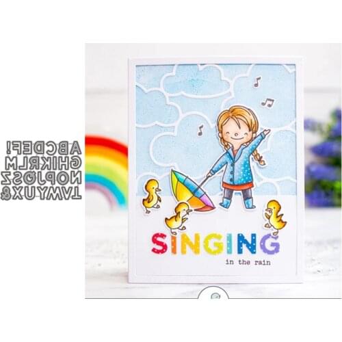 English Letter Metal Cutting Dies for Scrapbooking Handmade Mold Cut Stencil New 2021 DIY Card Make Mould Model Craft Decoration