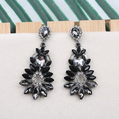 Veyofun Cute Acrylic Crstal Drop Earrings Trendy Geometry Dangle Earrings for Women Fashion Jewelry Gift Wholesale