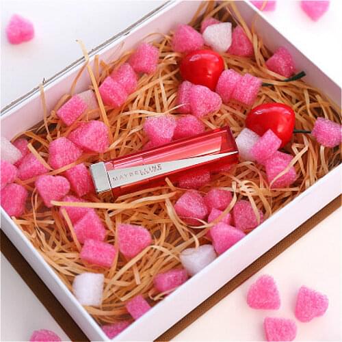 Mini Heart Love Beads Foam Strip Gift Box Fluffy Filler Packing Wedding Birthday DIY Party Favors Decoration