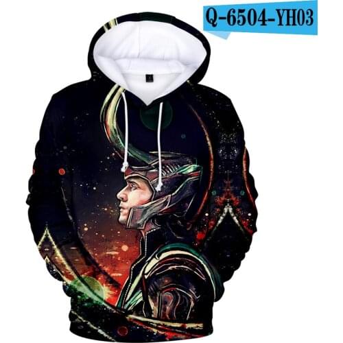 2021 New 3D-LOKI The Dark World Harajuku Style Hoodies Sweatshirt New Slim Fashion Men/women Clothes Trend Casual Loki Pullover