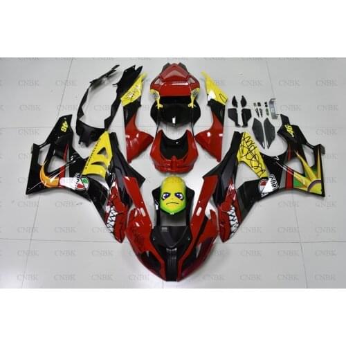 Fairings for BMW S1000 RR 11 12 S1000RR Body Kits 11 12 for BMW S1000 RR Body Kits 2010 - 2014 Red Black Shark