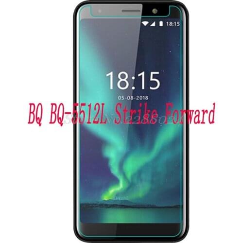 Smartphone 9H Tempered Glass for BQ BQ-5512L Strike Forward 5.45" GLASS Protective Film Screen Protector cover phone