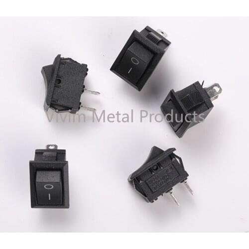 1 PCS KCD1 Durable Boat Switch Flame Retardant Housing Size 21mm * 14.8mm * 20.5mm Safe Ship Type Switch Current 6-10A