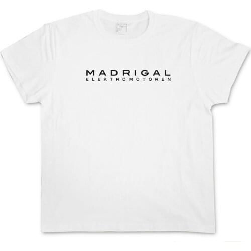 Brand Cotton Men Basic Tops White Madrigal Elektromotoren T-Shirt - Breaking Meth Electromotive
