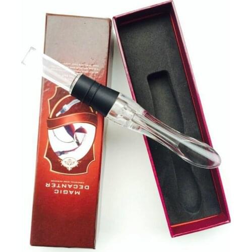 Quick Wine Aerating Pourer, Mini Magic Red Wine Bottle Decanter Aerator Pen shape Magic Decanter Red Wine Aerator Filter