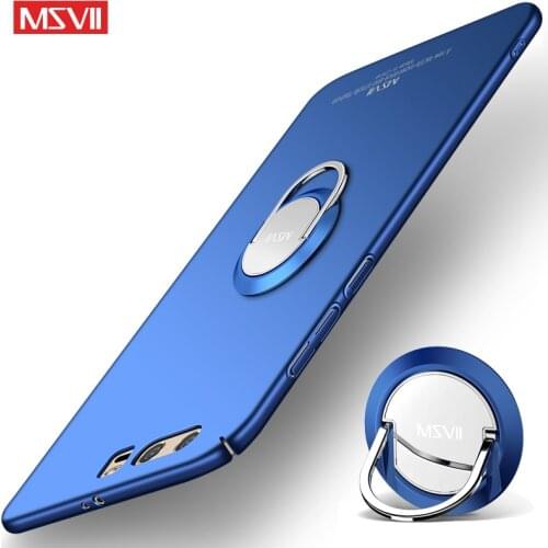 Honor 9 Lite Case Msvii Matte Coque For Huawei Honor 9 V9 Case Honor9 Ring Holder Cover For Huawei Honor 9X Pro RU Global Cases