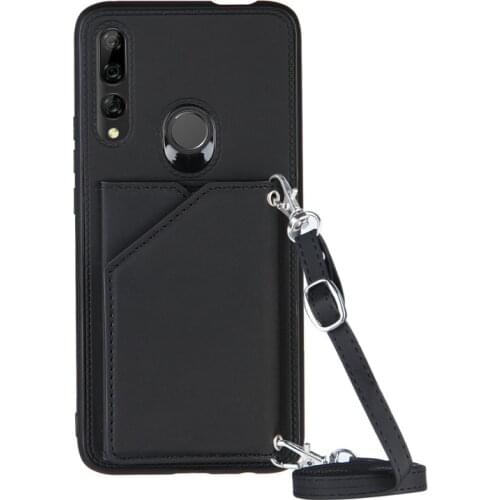 Lanyard Wallet Case for Huawei Y9 Prime 2019 Strap Cards Holder Cover P Smart Z PU Leather Capa Honor 9X Premium