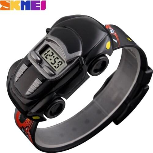 SKMEI Kids Watch Boys Creative Cartoon Children Watch Date Time Car Clock Colorful Suitable montre enfant garcon Girl Wristwatch
