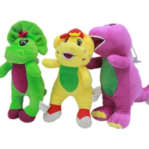 Dinosaur Barney children plush toys cartoon doll kid baby Stuffed toys birthday gift 3pcs/lot