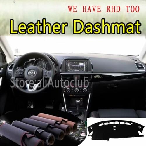 For Mazda CX-5 Cx5 2012 2013 2014 2015 2016 Leather Dashmat Dashboard Cover Dash Carpet Custom Car Styling LHD+RHD