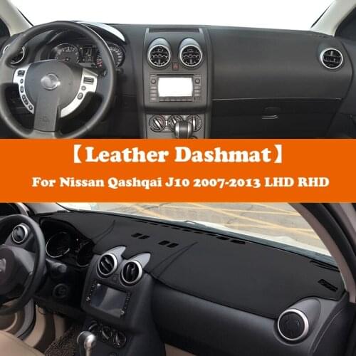 Leather Dashmat Accessories Car-Styling Dashboard Covers Pad Dash Mat Sunshade For Nissan Qashqai J10 Dualis 2006 2007-2013