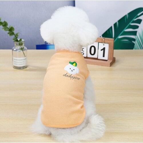 Summer Leisure Vest t shirt Dog Clothing for Dogs Puppy Outfit shirt Small Pet chihuahua Clothes Pet Dog Clothes