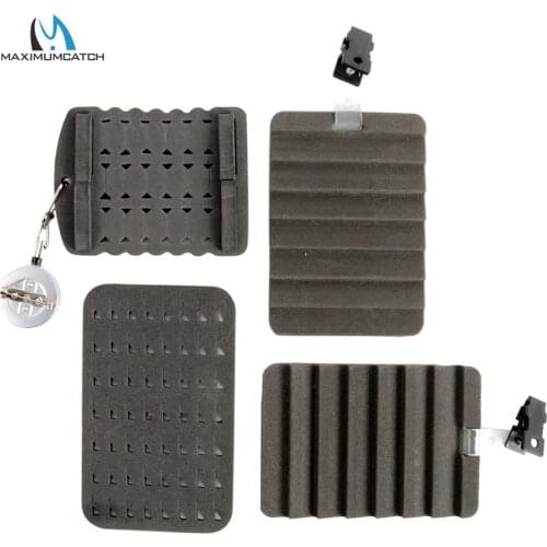 Maximumcatch High Quality Ripple Foam Fly Patch with Zinger Retractor Potable Fly Fishing Accessory