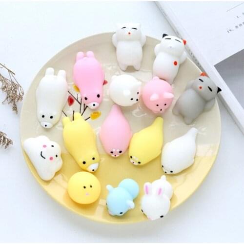 Cute Animal Mini Toy Rising Toys Abreact Soft Sticky Stress Relief Toys Funny Gift Party & Wedding Gifts