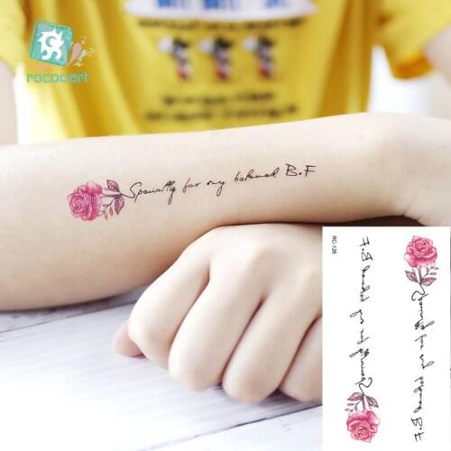 New Bindi India Temporary Tatoo Rose Lotus baller girl Temporary Tattoo Sticker Actress Make Up Tatuaje Festival Tatoo