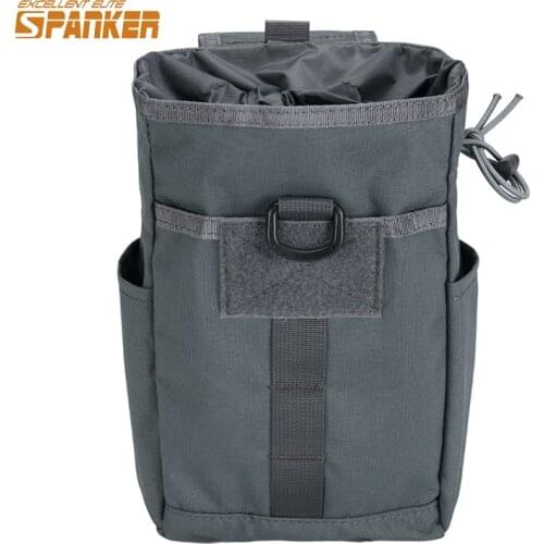 EXCELLENT ELITE SPANKER Outdoor Molle Folding Dump Drop Pouch Recycling Bag Garbage Bags Tactical Equipment Storage Bag