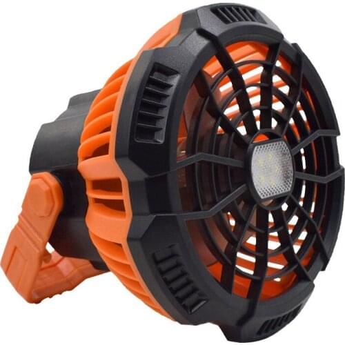 Portable Camping Fan With LED,Rechargeable Tent Fan With Remote Control,Power Bank,USB Fan For Picnic,Barbecue,Fishing