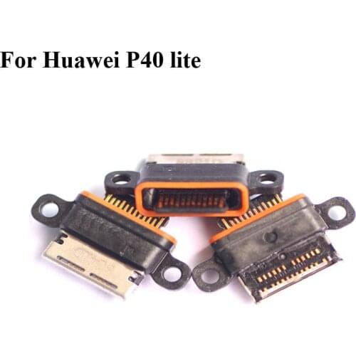 5PCS For Huawei P40 Lite USB socket Charging Port For Huawei P 40 Lite P40Lite High Quality Dock Connector Micro USB Port